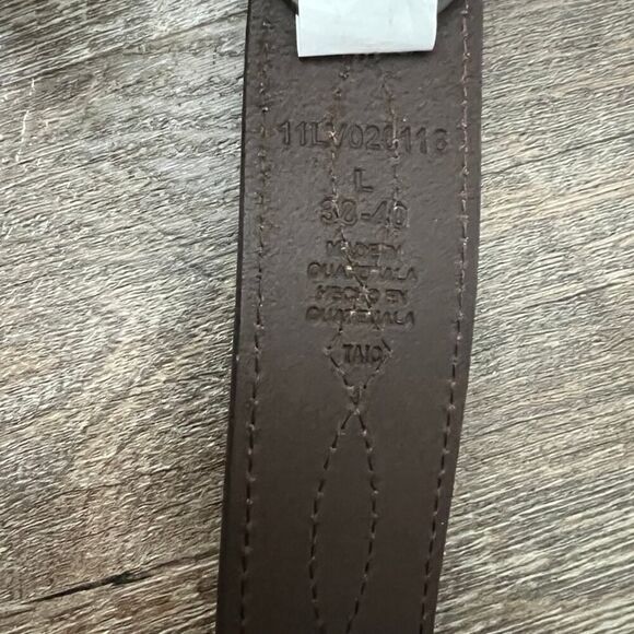 Levi's Western Style Stitch Jean Belt with Tapered Tabs-Large - Picture 8 of 8